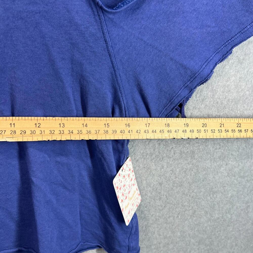 Free People Women’s Purple Taurus Cold Shoulder Graphic Tee Size XS‎ NWT - Picture 9 of 13